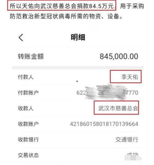 明星网红捐款总额,捐款总额突破XX万元助力抗疫”